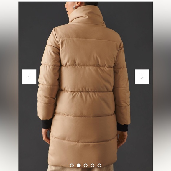 NVLT Faux Leather Puffer Coat - Picture 10 of 11
